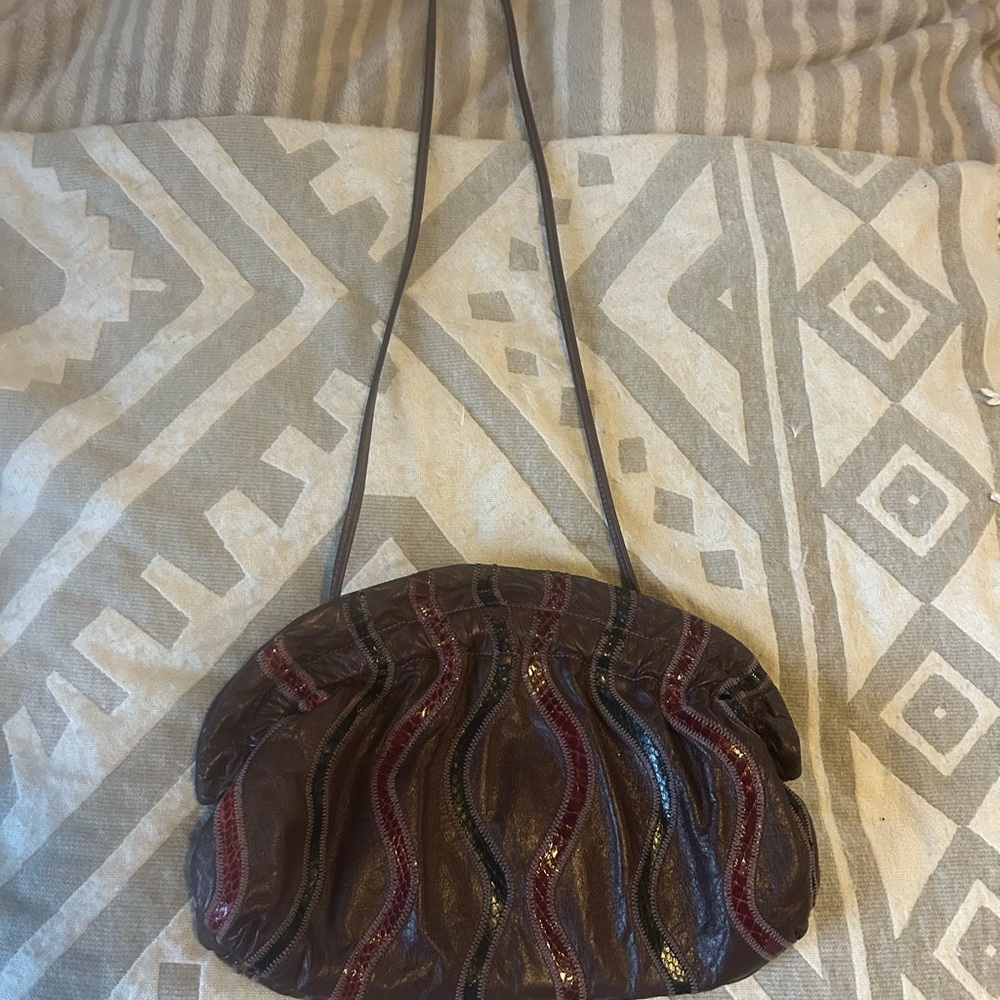 Dimitri leather crossbody/clutch Bag